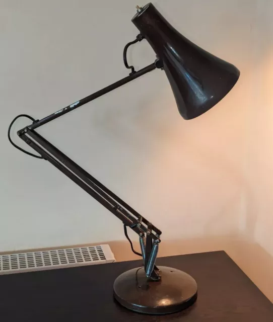 Vintage Model 90 Anglepoise Adjustable Desk Lamp Brown Fully Working