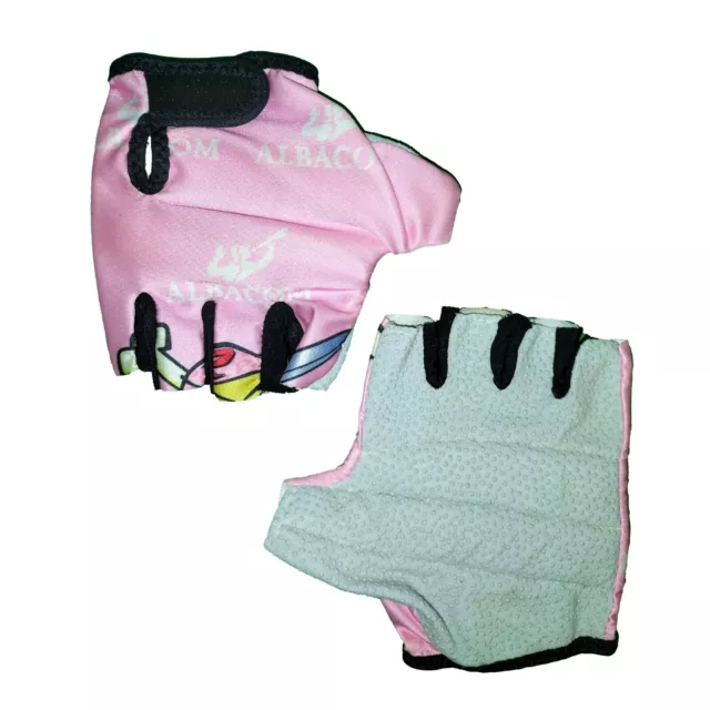 Guanti Ciclismo Bicicletta Da Corsa Estivi ALBACOM Biciclette Rosa