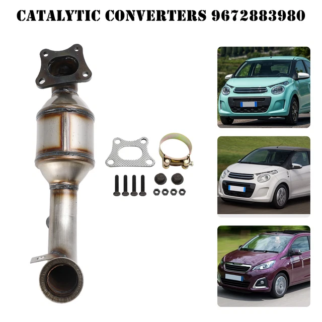 CATALYTIC CONVERTER 9822117480 Fits For Peugeot 108 208 301 308 II 1.2