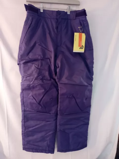 New ALL IN MOTION Snow Pants Ski Snowboard Purple Girls Insulated XL Plus