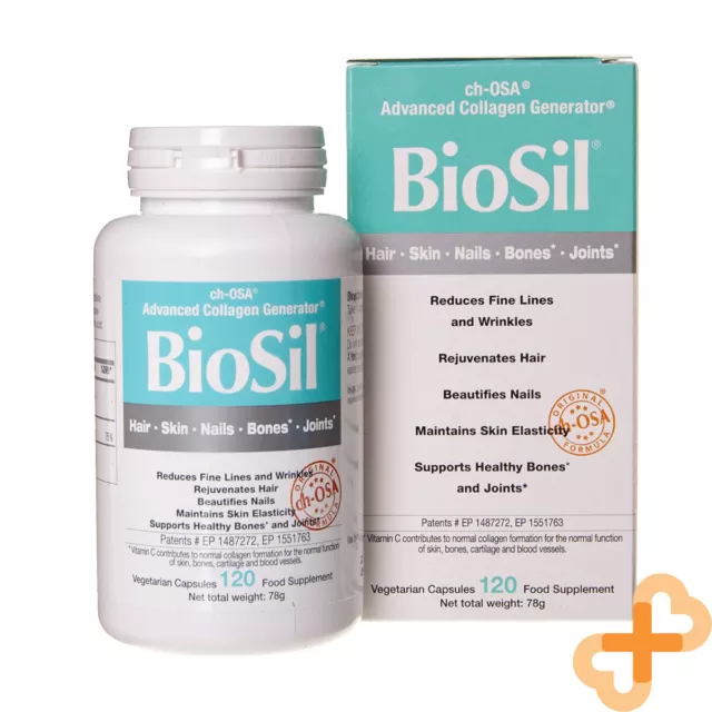BioSil Ergänzung Für Haare Haut Nägel Knochen Gelenke 120 Cap Kollagen Generator
