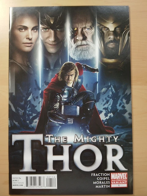 The Mighty Thor #1 (Marvel 2011) 2Nd. Print Movie Photo Variant Vf+