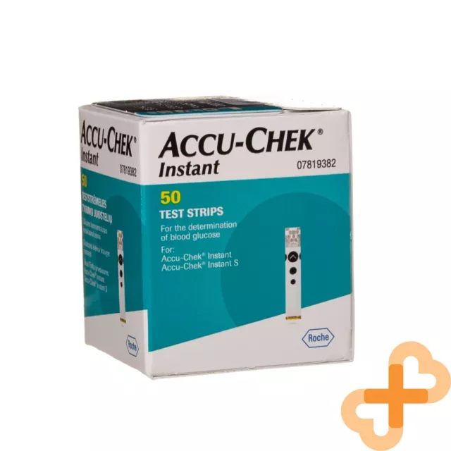 ACCU-CHEK Instantáneo 50 Tiras Reactivas A Cuadros Glucosa Nivel En Sangre