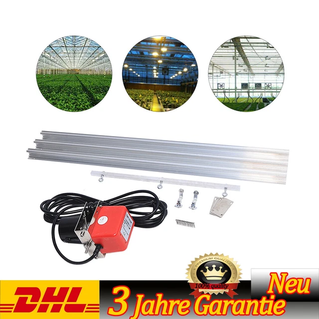 Hydroponics Light Mover Rail Bewegliche Schienen-Kit Einstellbare Zeit 220V 3.3m