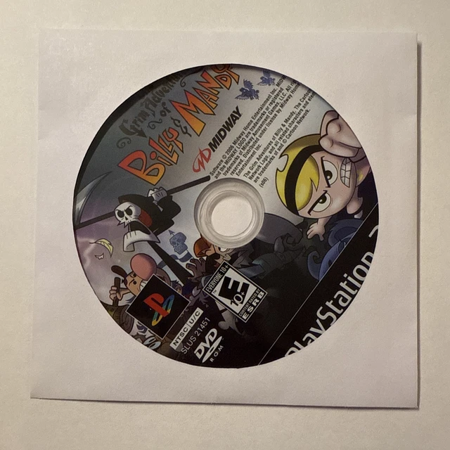 GRIM ADVENTURES OF Billy Mandy (Sony PlayStation 2) BUEN ESTADO