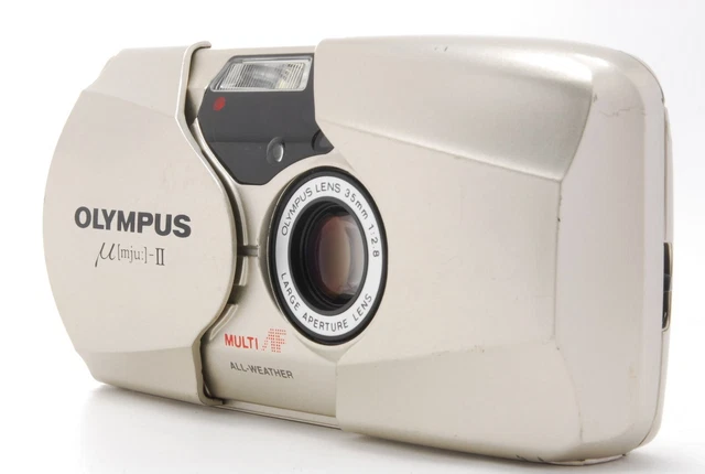 READ [Near MINT] Olympus Mju ii Point & Shoot 35mm f2.8 Film Camera From Japan