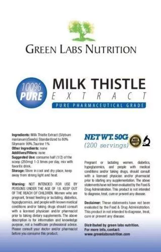 Milk Thistle Extracto de cardo de leche, cardo mariano silimarina 80% en polvo 3