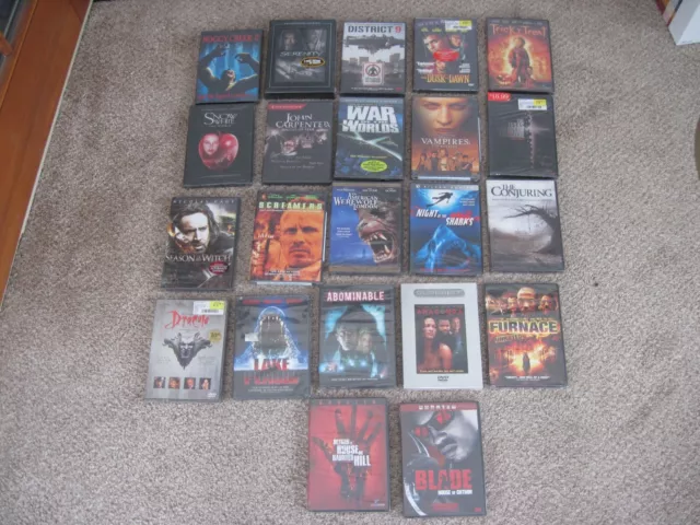 Dvd Horror Lot Oop Dvd's New / Factory Sealed