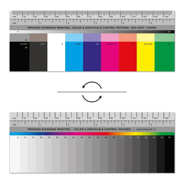 Raster Offset OFFSET PRINT CMYK Euroskala Farbkarte Rasterdruck Musterkarte Skala ...