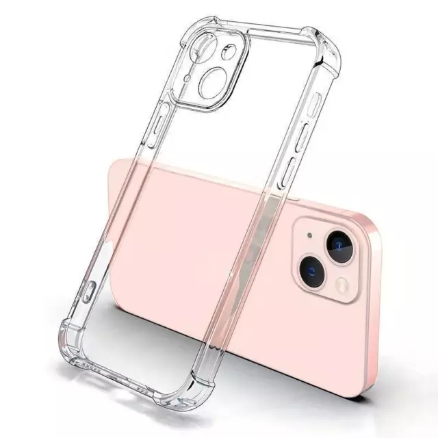 Case For iPhone 15 14 13 XR 11 12 Pro Max 8 CLEAR Gel Shockproof Silicone Cover