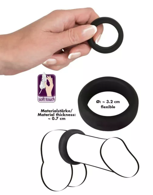 Anello fallico ritardante in silicone cock ring per miglior erezione pene uomo