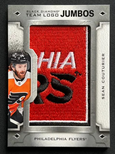 2018-19 UD Black Diamond SEAN COUTURIER Team Logo Jumbos - Flyers