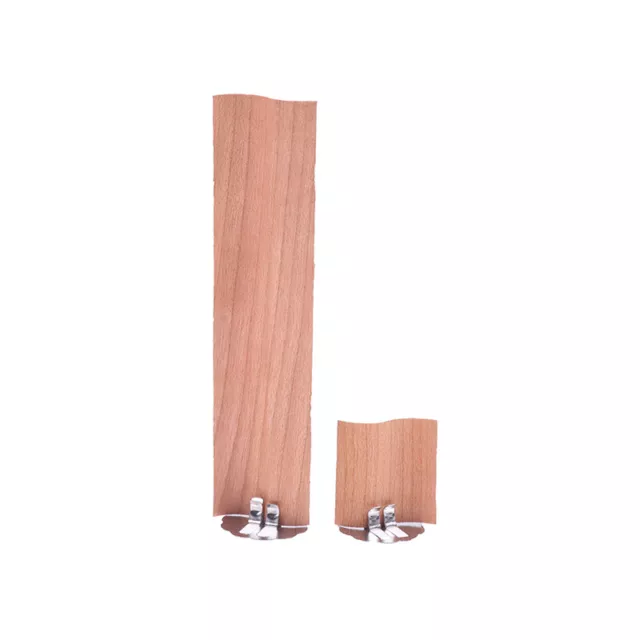 10pcs en bois de mèche en bois Travaux principaux supports de bougie en bois 2