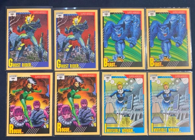 1991 Impel Marvel Universe Series 2 II  Base Card You Pick, Finish Your Set