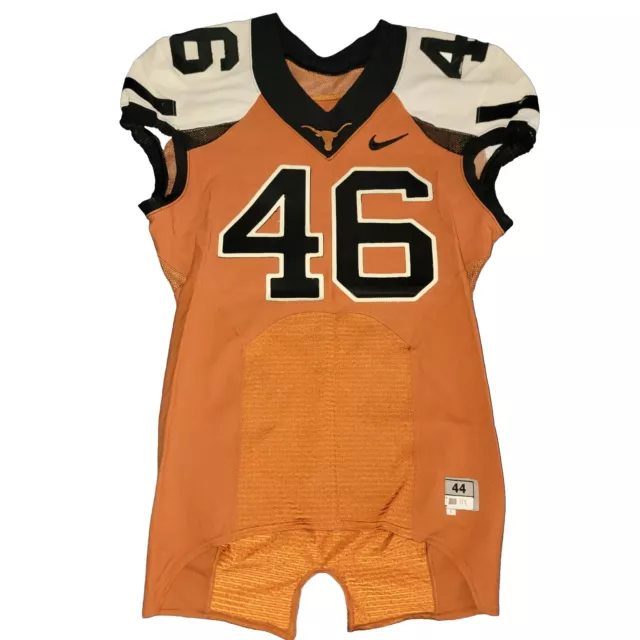 Game Worn Texas Longhorns Football Jersey Practice Used Maalik Jefferson Size 44