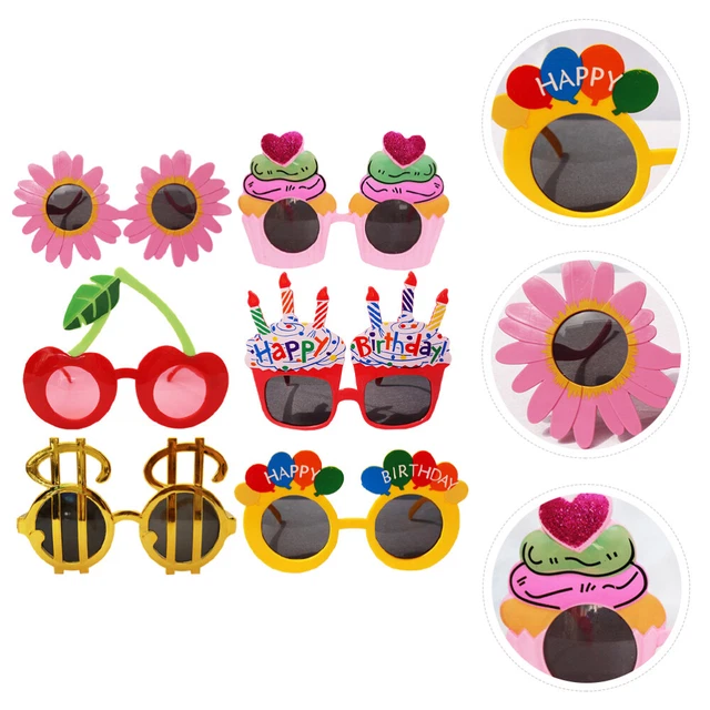 Lunettes De Fête D'anniversaire Soleil Pour Enfants Vêtements Décor Lentes