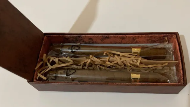 Vintage cigar  fountain pen and ballpoint pen