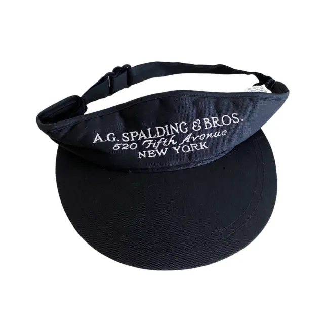 Spalding New York Mens Visor Hat Basketball Vintage 90's Cap