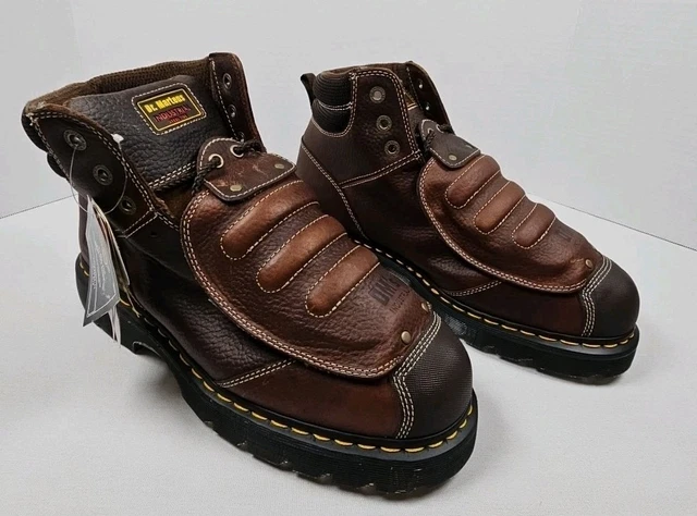 Leather Boots Dr Martens Boots Industrial Ironbridge Steel Toe Men
