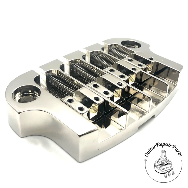 Ponte Per Basso Elettrico 4 Corde - Ricambio Metallico Oro, Nero O Argento - Foto 4