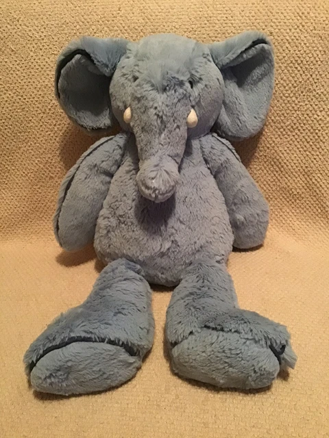 JELLYCAT PIPER BLUE Elephant Soft Toy Blankie Comforter 40cm £29.99