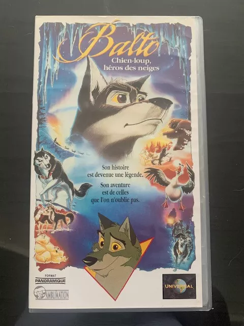 BALTO chien-loup, héros des neiges (1996) rare VHS