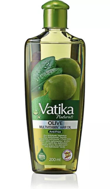 Vatika Naturals Olive Enriched Hair Oil (200 ml) 100% NATURAL - FREE NEXT DAY✅