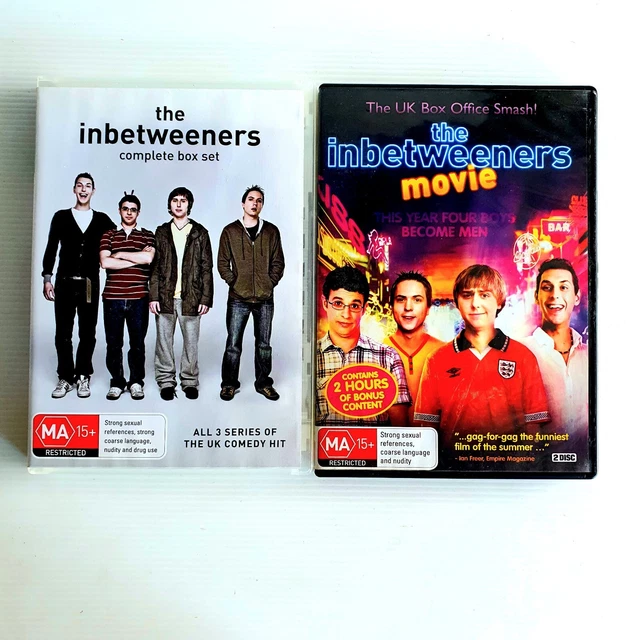 THE INBETWEENERS | Complete Series Season 1 2 3 + Movie DVD Brit Cult ...