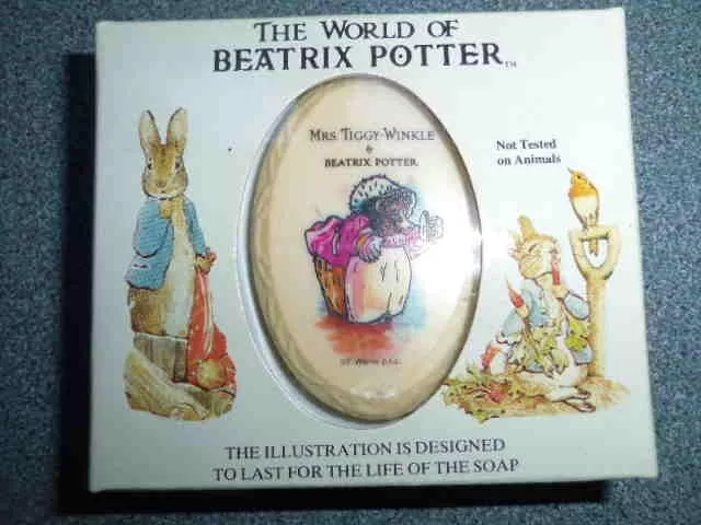 The World Of Beatrix Potter Sapone Mrs Tiggy-Winkle Vintage