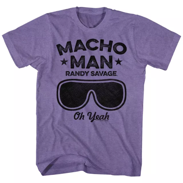 Macho Uomo Randy Savage Occhiali da Sole Oh Yeah T Shirt Wwe Wrestling Legend