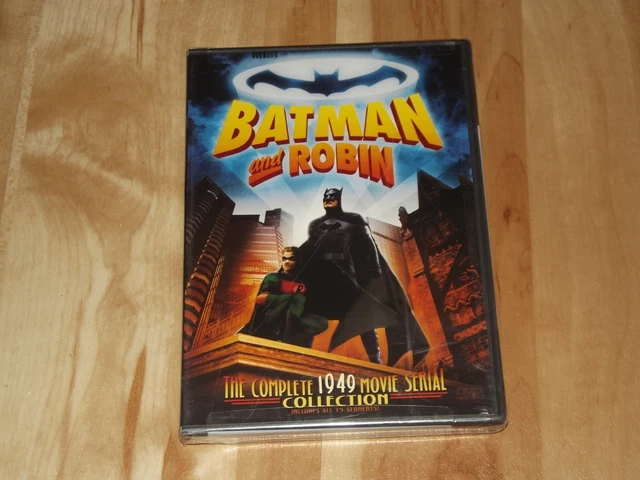 BATMAN AND ROBIN The Complete 1949 Movie Serial Collection (DVD