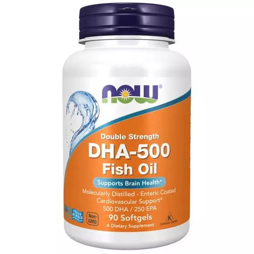 DHA-500 Double Strength 90 Capsule Morbide Da Now Foods