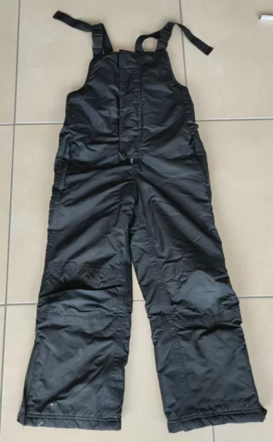 Kinderskihose Latzhose Schwarz Gr 122 128