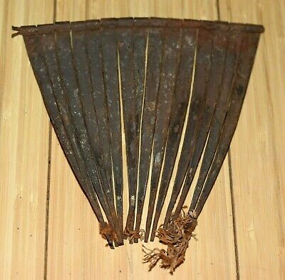 Kapiski Kirdi Tribe Cache Sexe Hand Forged Iron Clamshell Metal Apron Cameroon 3
