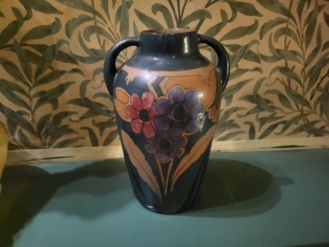 Gouda pottery vase Art Nouveau