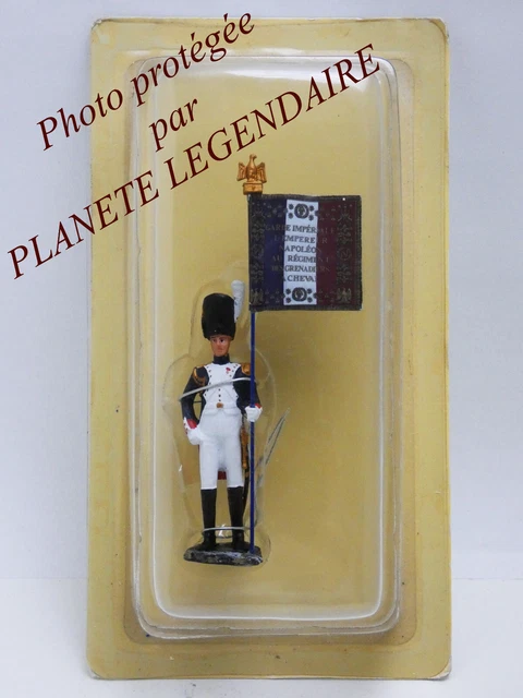 Soldat Guy Renaud Porte-drapeau 1er Empire - 3e Régiment De Grenadiers - Figurine Plomb 60mm