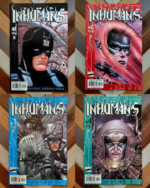 INHUMANS #1-4 (MARVEL KNIGHTS 2000) HIGH GRADE Complete Series Set of 4