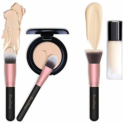 Pennelli Make Up EmaxDesign Set di 18 Pennelli per il Trucco Professionali fond 8