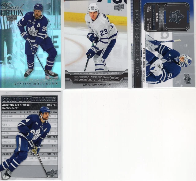TORONTO MAPLE LEAFS 2024 UD Team Set series One W/Inserts Lot 1 4.00
