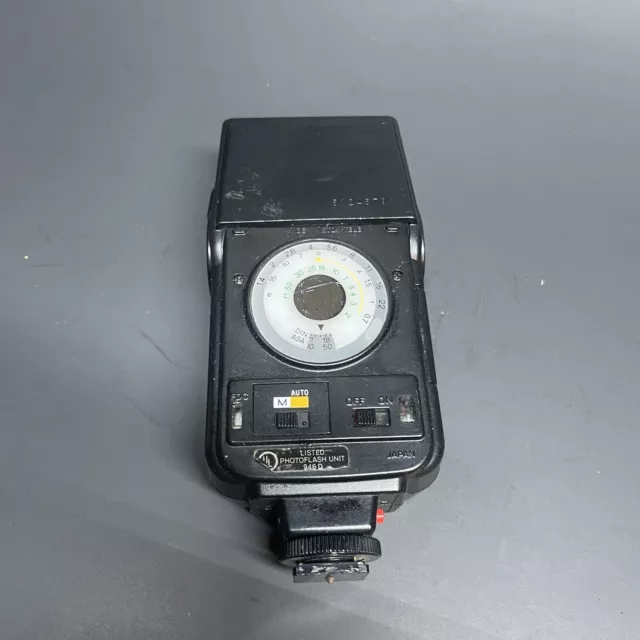 Konica Minolta Auto 128 Shoe Mount Flash for SLR Film Camera No case
