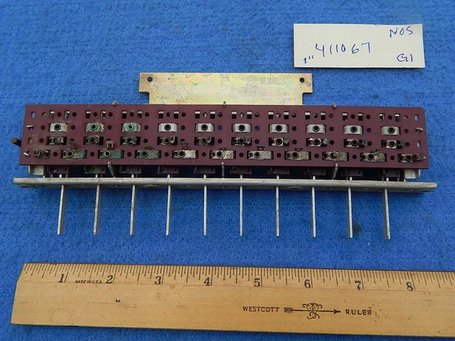 Seeburg Selector Switch # 411067: 201 222 AQ160 AY160 DS160 - New Old Stock