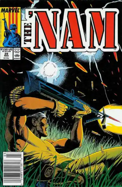 Nam, The #28 (Newsstand) FN; Marvel | Vietnam War comic - we combine shipping