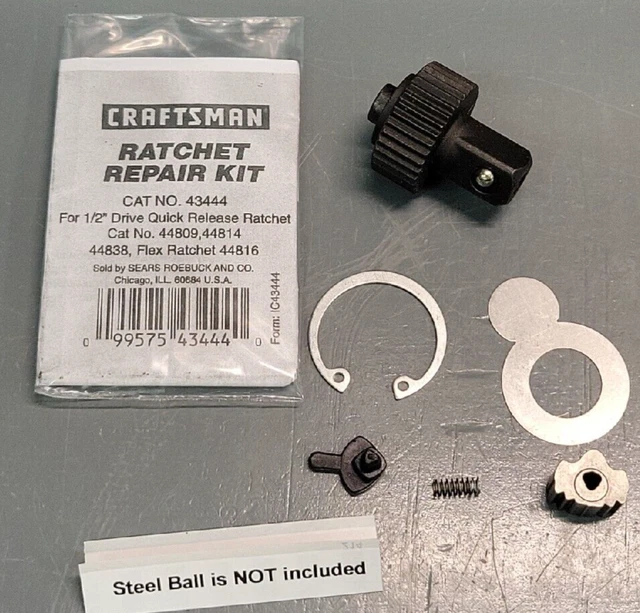 CRAFTSMAN RATCHET REPAIR Kit 1/2" 43444 44809 44814 44838 44816 USA 47