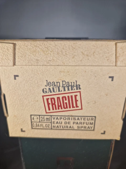 Raro Jean Paul Gaultier FRAGILE CAMPANA Eau de Parfum 25ml,  VINTAGE SEALED
