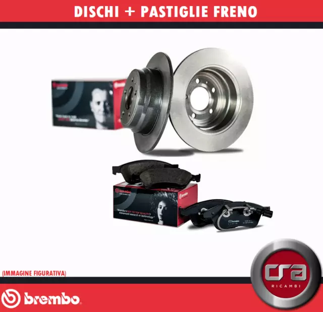 Kit Dischi + Pastiglie Freno Brembo Audi A4 (8E2, B6) 1.9 Tdi 96Kw 130Cv Post