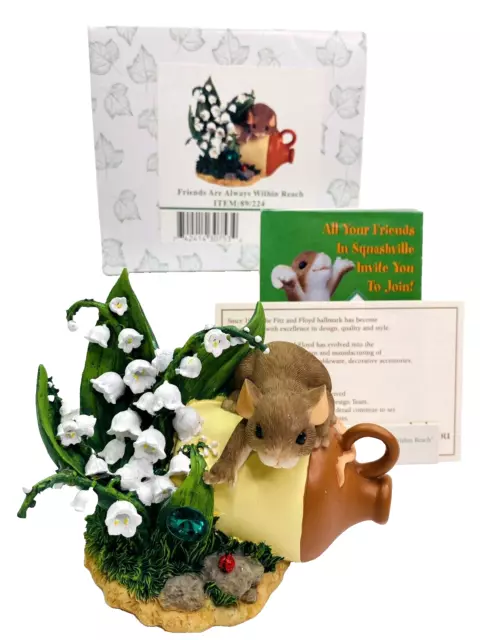 Charming Tails Friends Are Always Within Reach #89/224 3.5" Figure 2006 W/ Box