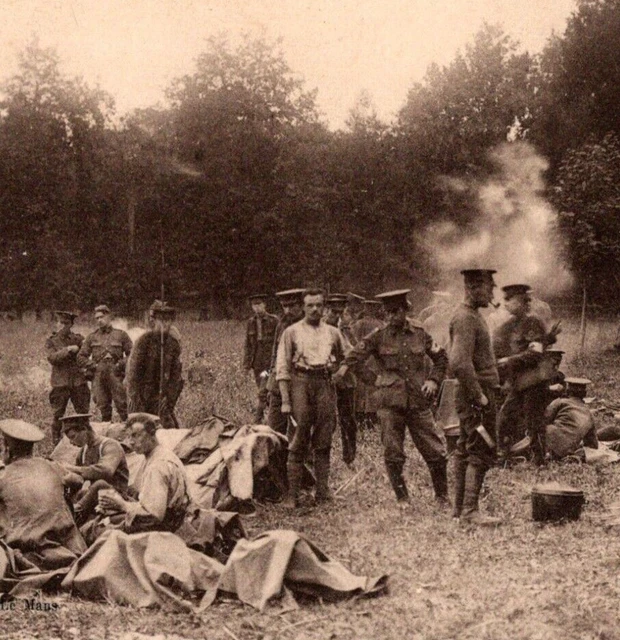 RURAL LIFE DURING World War One French Military 1914 Postcard WW1