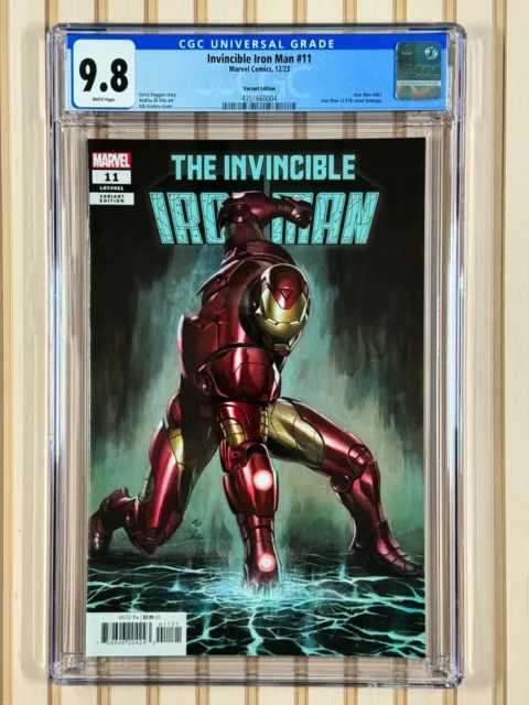 Invincible Iron Man #11 (2023 Marvel Comics) Adi Granov Variant CGC 9.8