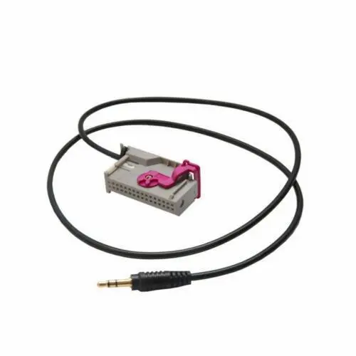 Audi A6 Navigation Plus Aux Auxiliary Input Adaptor Lead Cable Genuine Plug