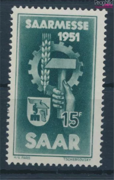 Briefmarken Saarland 1951 Mi 306 postfrisch (10214582